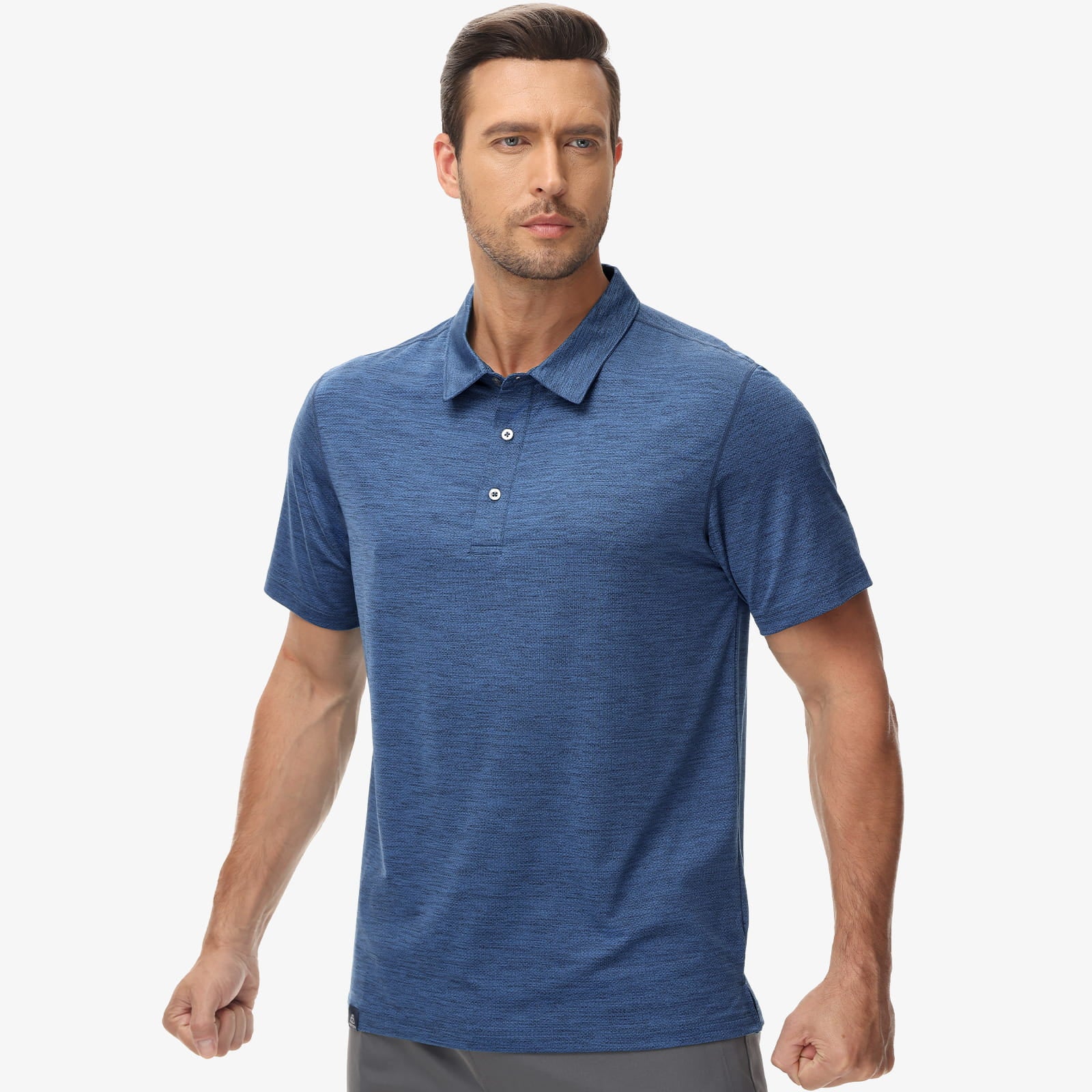 Haimont Men's Polo Shirts Dry Fit Golf Collared Shirt