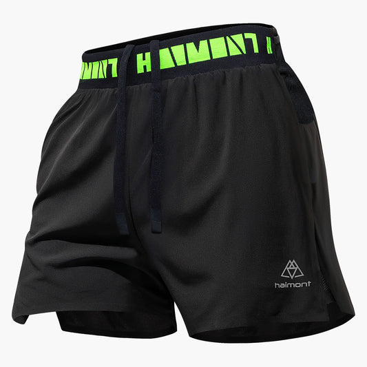 Haimont Men Shorts Black / S Men's Trail running Shorts Quick Dry Stretchy Lightweight Water Resistant