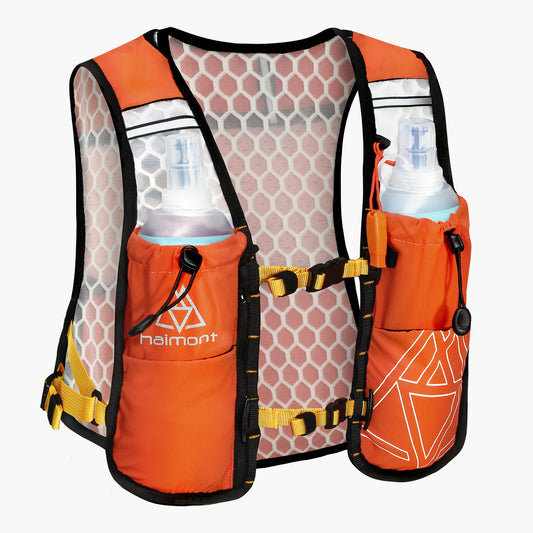 Haimont Running Packs Kid's Hydration Vest Pack Lightweight With Soft Flasks