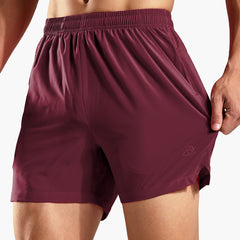 Men's Dry Fit Running Athletic Shorts with Pockets, 5 Inch