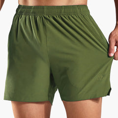 Men's Dry Fit Running Athletic Shorts with Pockets, 5 Inch