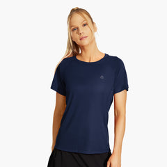 Women's Quick Dry Workout Running Shirts Short Sleeve Tops