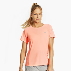 Women's Quick Dry Workout Running Shirts Short Sleeve Tops