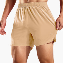 Men's Dry Fit Running Athletic Shorts with Pockets, 5 Inch