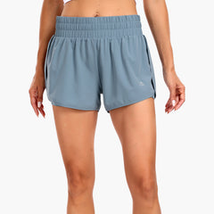 Women's Running Shorts 2 in 1 High Waisted 3" Athletic Shorts