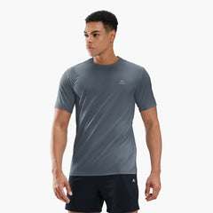 Men's Running T-Shirt Dry Fit Moisture Wicking Stretchy Workout Gym