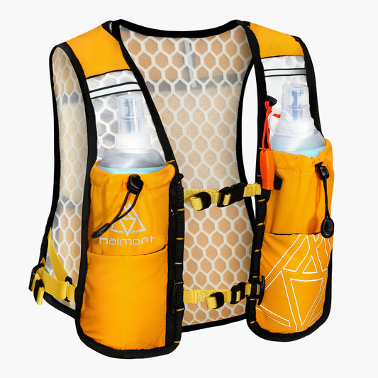 Haimont Running Packs Kid's Hydration Vest Pack Lightweight With Soft Flasks