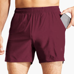 Men's Dry Fit Running Athletic Shorts with Pockets, 5 Inch