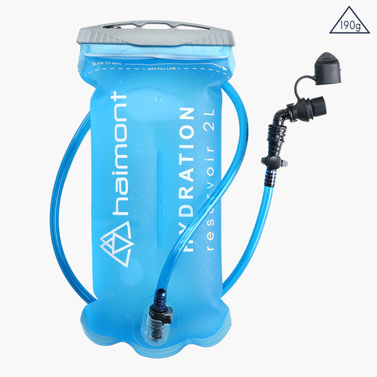 Haimont Water Bladder Blue 2L Water Bladder TPU Leak-Proof with High Flow Bite Valve