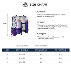 Trail Running Vest Pack 8L Pro Lightweight With Multi-Pocket