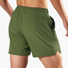 Men's Dry Fit Running Athletic Shorts with Pockets, 5 Inch