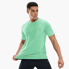 Men's Running T-Shirt Dry Fit Moisture Wicking Stretchy Workout Gym