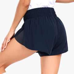 Women's Running Shorts 2 in 1 High Waisted 3" Athletic Shorts