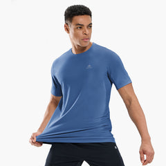 Men's Running T-Shirt Dry Fit Moisture Wicking Stretchy Workout Gym