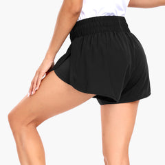 Women's Running Shorts 2 in 1 High Waisted 3" Athletic Shorts