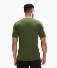 Men's UPF 50+ Sun Protection Quick Dry UV Workout Athletic T-Shirt