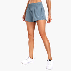 Women's Running Shorts 2 in 1 High Waisted 3" Athletic Shorts