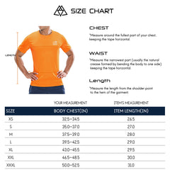 Men's UPF 50+ Sun Protection Quick Dry UV Workout Athletic T-Shirt