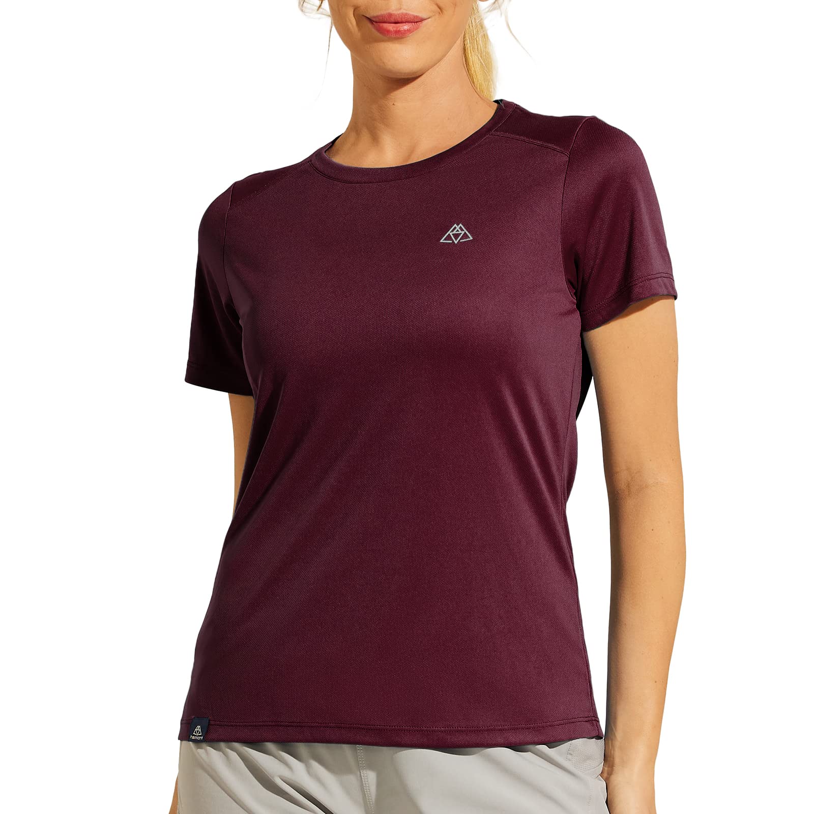 Women Sports T-Shirt Mesh Splicing Back Hollow Out Tight Fitting Short  Sleeves Moisture-Wicking Athletic Yoga Running Shirt Tops-Daerzy :  : Clothing & Accessories