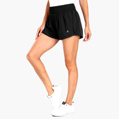 Women's Running Shorts 2 in 1 High Waisted 3" Athletic Shorts