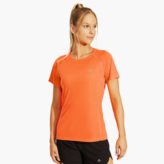 Women's Quick Dry Workout Running Shirts Short Sleeve Tops