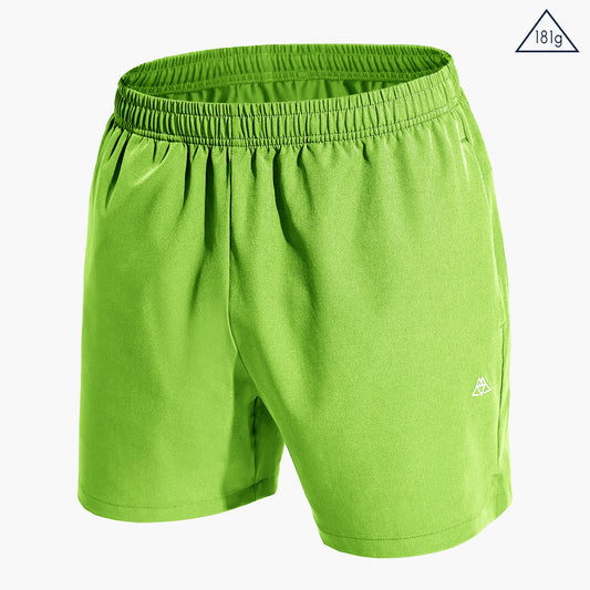 HAIMONT Men Shorts Lemon Green / XS Men's 5" Running Athletic Shorts Quick Dry with Zip Pockets