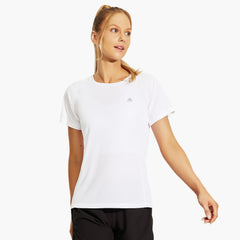 Women's Quick Dry Workout Running Shirts Short Sleeve Tops